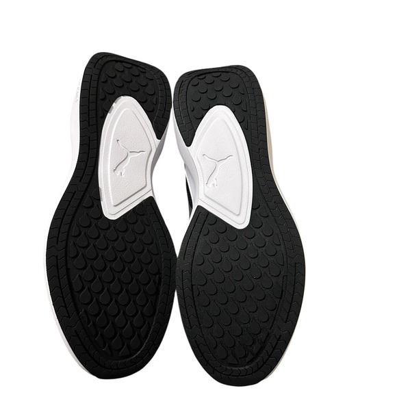 Puma Black Sneakers with Blue Highlights Mens Rocket Fuel Mesh Sport Size 13 - Picture 5 of 9